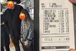 Cena in pizzeria con fuga, l'appello del titolare