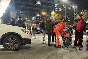 Anziana investita in centro da un suv guidato da un 85enne