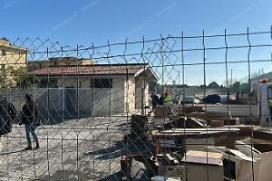 Sgomberata la casa sotto il ponte per terminare i lavori del Pnrr