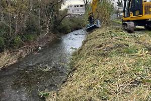 Rio Santa Croce, partita la bonifica delle sponde