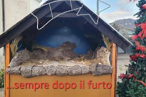 Profanato il presepe della chiesa di Doganella