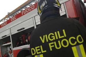 Abitazione a fuoco, proprietaria in ospedale