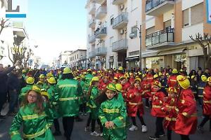 Maltempo, annullata la prima sfilata del Carnevale Apriliano