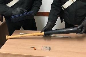 Terracina, 30enne romano con mazza da baseball: denunciato