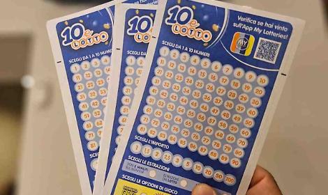 Il 10 e Lotto bacia la provincia: vinti 80mila euro