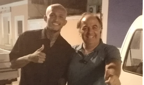 Wesley Fran&ccedil;a, il brasiliano neo acquisto della Roma a Ponza