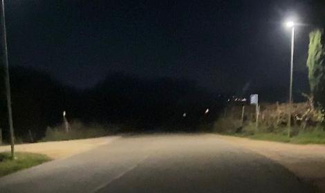 Ancora nuovi lampioni sulle intersezioni della strada provinciale Le Pastine