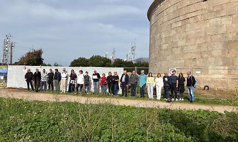 Mausoleo &ldquo;Lucio Munazio Planco&rdquo;, flash mob del Partito Democratico