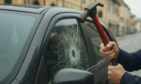 Prende a martellate l'auto di un dirigente milanese pensando fosse l'amante della moglie