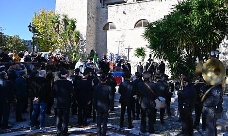Castelforte, l&rsquo;ANC dona alla chiesa di San Giovanni Battista una statua di Salvo D&rsquo;Acquisto