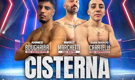 Cisterna Boxing Night: torna lo spettacolo della grande boxe al Palazzetto San Valentino