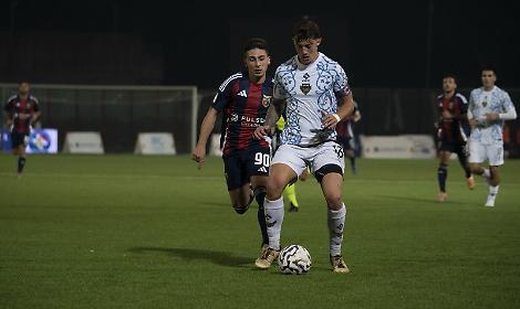 Il Latina, in dieci, cede nel finale alla Casertana