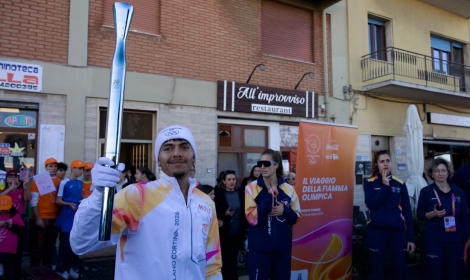 Da Ventosa alla fiamma olimpica: Rian Carlos Rubio tedoforo alle Olimpiadi invernali