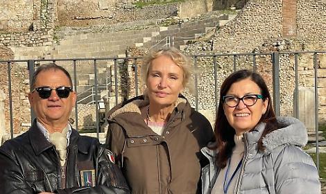 Terracina, arriva Licia Col&ograve;: un set d&rsquo;eccezione per la promozione della Via Francigena