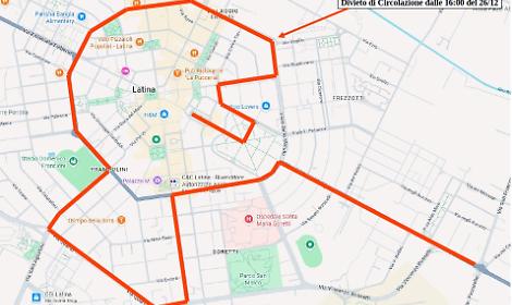 Fiamma Olimpica a Latina: quali sono le strade chiuse e i divieti dal 25 al 26 dicembre