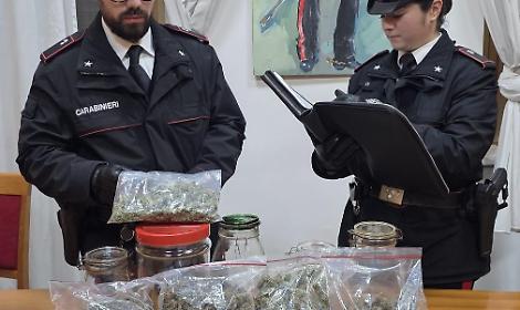 Bazar della droga scoperto dai Carabinieri: un arresto