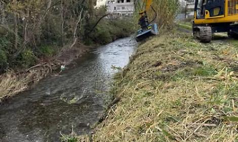 Rio Santa Croce, partita la bonifica delle sponde