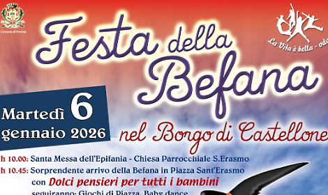 La magia della Befana torna a Castellone: una mattinata di festa per grandi e piccoli