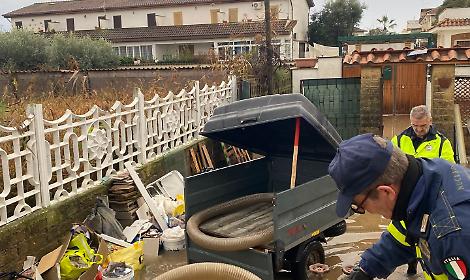 Maltempo sul litorale, giornata di emergenze tra Ardea, Anzio e Nettuno
