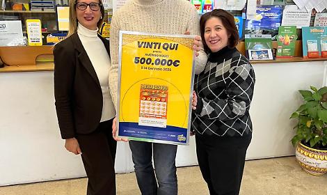 Terracina baciata dalla fortuna: vinti 500mila euro con un Gratta e Vinci da 5 euro