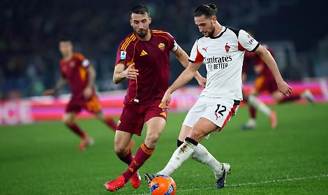 Pellegrini, su rigore, risponde a De Winter: Roma-Milan finisce 1-1