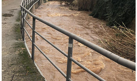 Torrente Pontone sotto controllo a Gaeta: rischio esondazione