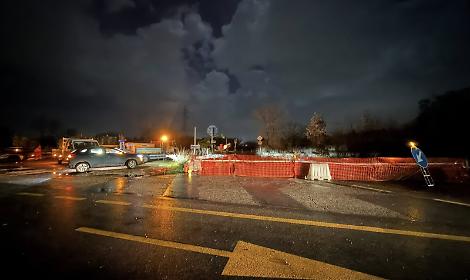 Chiuso il ponte sul torrente Ausente per pericolo crollo