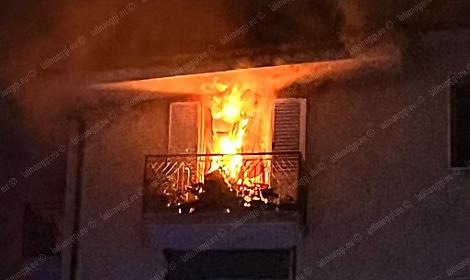Appartamento in fiamme a Fondi, ora le verifiche sulle cause