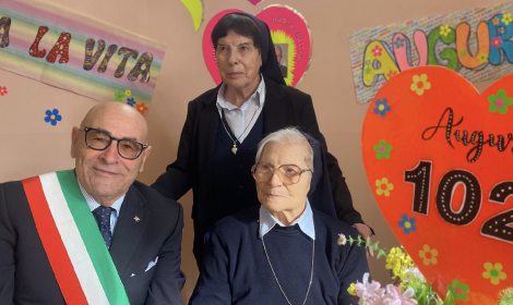 Latina celebra i 102 anni di Suor Ginetta Pannunzio