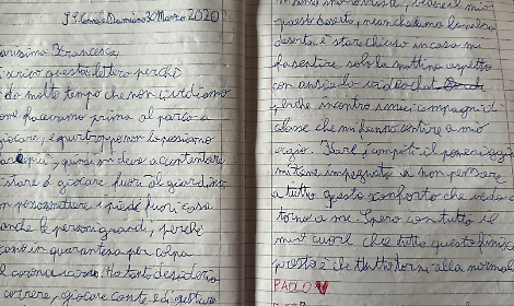 Nella lettera ad un&rsquo;amica il quattordicenne riportava il disagio per l&rsquo;atteggiamento di un docente