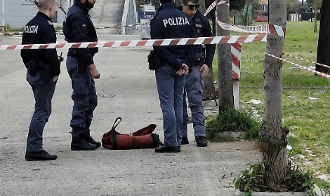 Ordigno bellico ritrovato ad Aprilia: intervento della Polizia