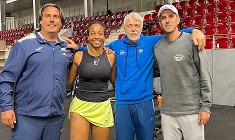 Daniele Silvestre e la "stella" Tyra Grant