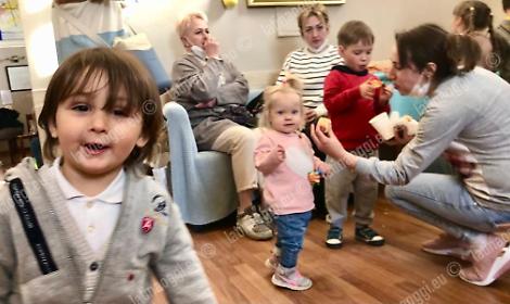 Guerra, festa speciale per i bambini ucraini