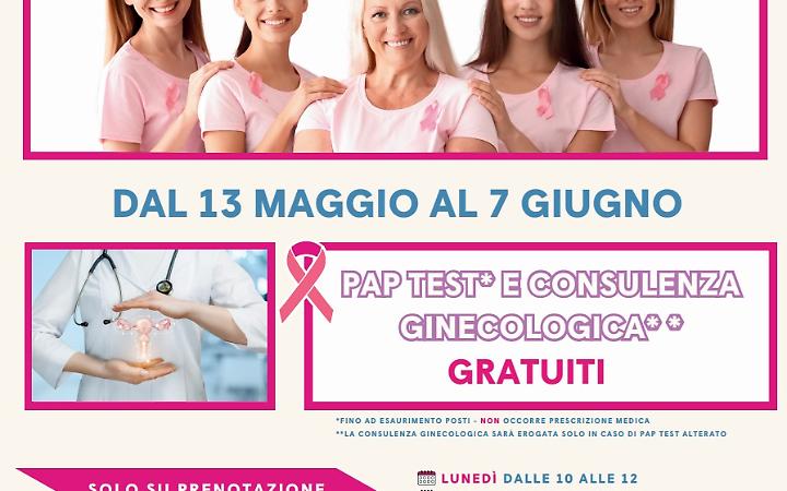 Al via la campagna di prevenzione del tumore al collo dell'utero