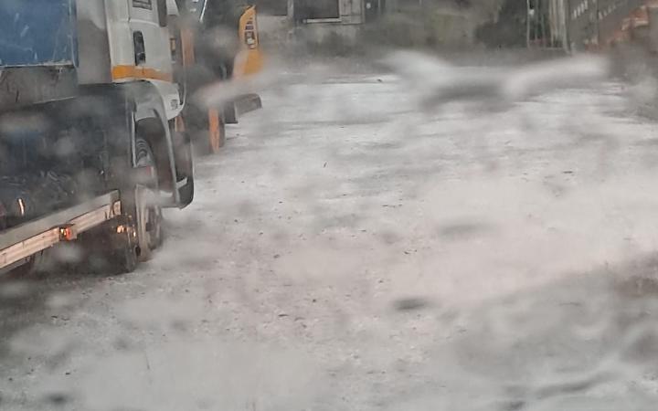 Bomba d'acqua sui Lepini, frane e strade allagate