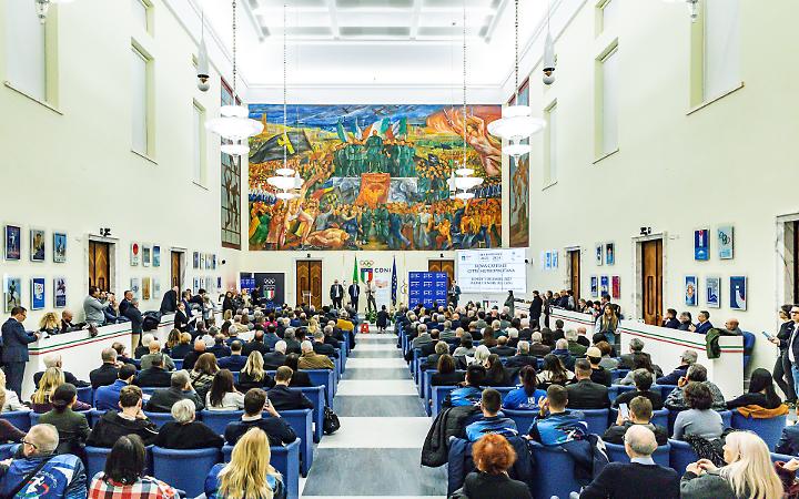 Salone d'onore del Coni, emozionante cerimonia