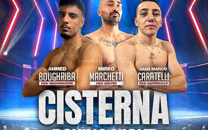 Cisterna Boxing Night: torna lo spettacolo della grande boxe al Palazzetto San Valentino
