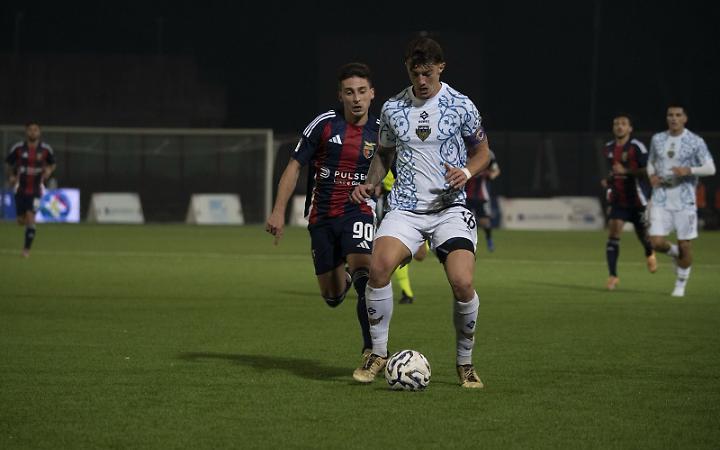 Il Latina, in dieci, cede nel finale alla Casertana