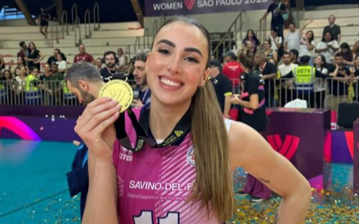 Aprilia, Giulia Mancini sul tetto del mondo con Scandicci