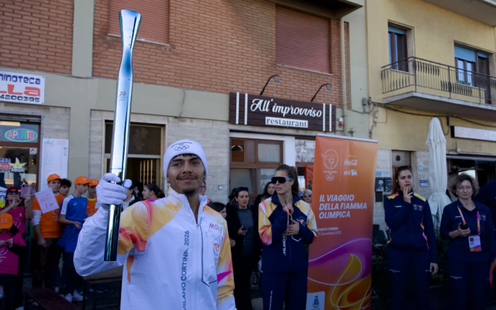 Da Ventosa alla fiamma olimpica: Rian Carlos Rubio tedoforo alle Olimpiadi invernali