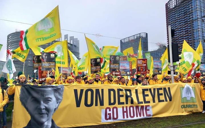 Coldiretti in piazza a Strasburgo: &ldquo;Stop alle importazioni sleali"