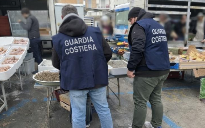 Controlli della Guardia Costiera tra Gaeta e Fondi: sequestrati 160 kg di prodotti ittici e multe