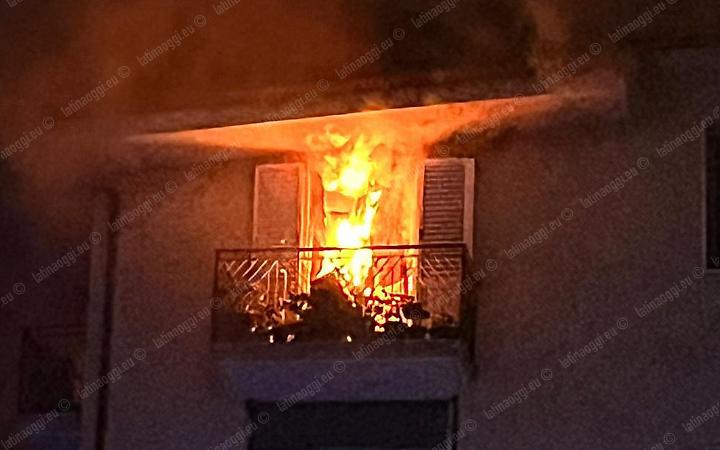 Appartamento in fiamme a Fondi, ora le verifiche sulle cause