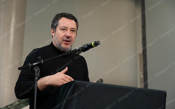 Cisterna-Valmontone, Salvini a Latina: &laquo;Dopo 25 anni partono i cantieri&raquo;