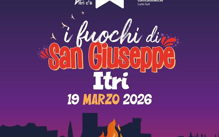 Fuochi di San Giuseppe 2026 a Itri: fal&ograve;, musica popolare e piatti tipici nei 10 rioni