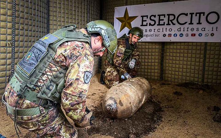 Ordigno della Prima Guerra Mondiale bonificato ad Aprilia: operazione conclusa con successo