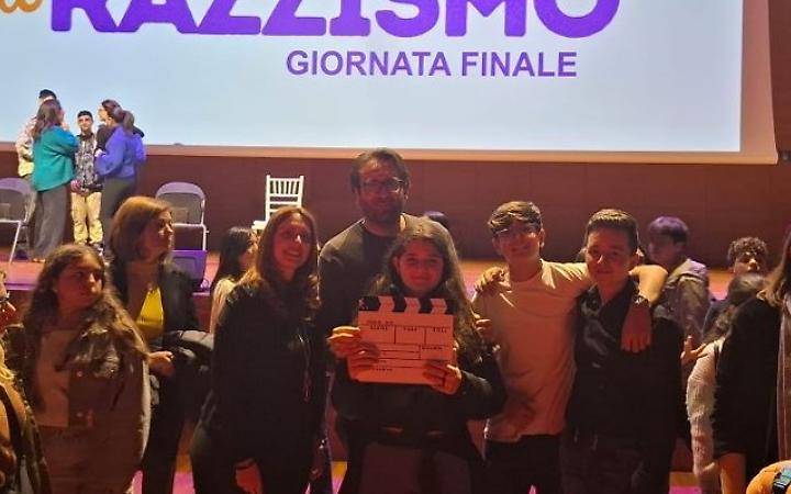 Gli alunni dell&rsquo;IC Anzio Valla Nuvola per la premiazione di &ldquo;Scuole contro il razzismo&rdquo;