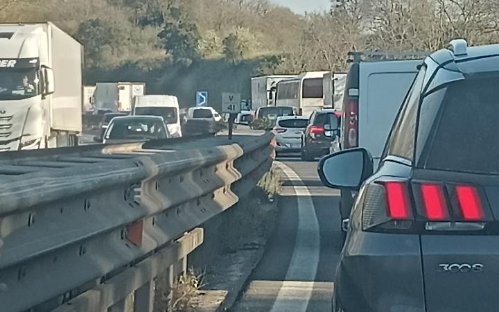 Incidente sulla Pontina, traffico in tilt verso Latina
